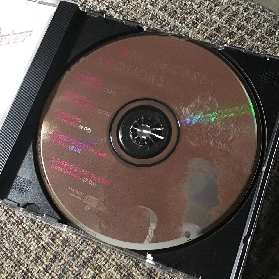 MARIAH CAREY EMOTIONS/THERE’S GOT TO BE A WAY 1991 CD MAXI-SINGLE OOP 5TRX MIXES Foto 3 de 4