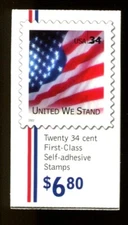 US Booklet MNH #BK287 34c US Flag (3549Bc+3549Bd)  , bk2870
