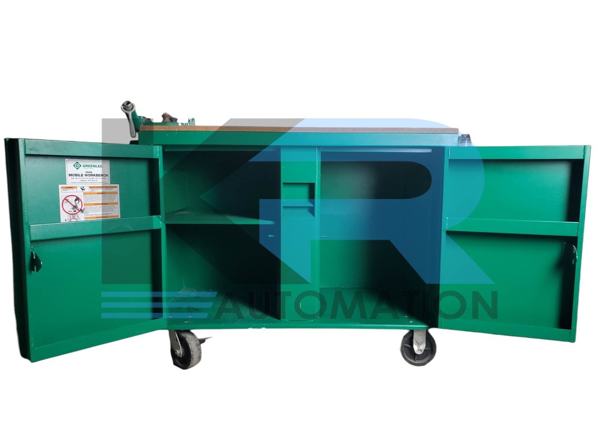 Greenlee 3548 Mobile Workbench Cabinet W/ Chain Vise 38
