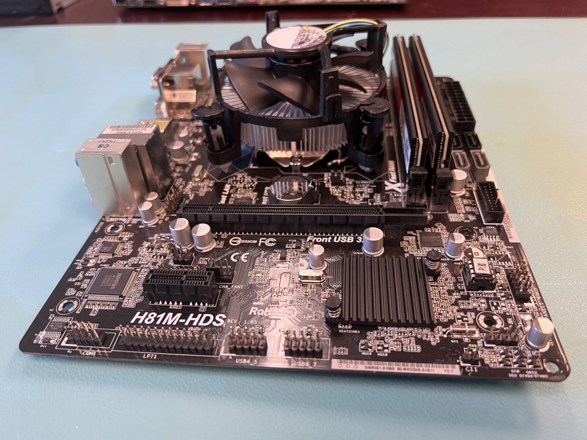 Asrock H81M-Hds Lga1150 + Intel Core i7-4790 + Intel E97378-001