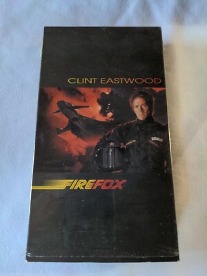 1982 Firefox Clint Eastwood VHS Tape, COMPLETE/TESTED SEE PHOTOS (VHS5)
