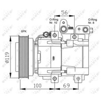 NRF 32755G Klimakompressor Kompressor Klimaanlage