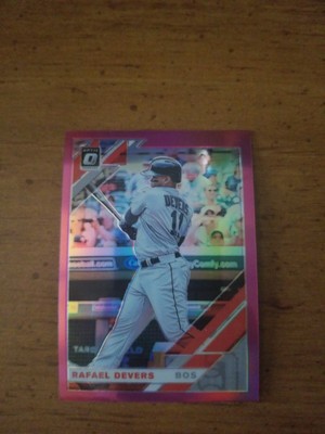 2019 Donruss Optic Pink #128 Rafael Devers Red Sox 