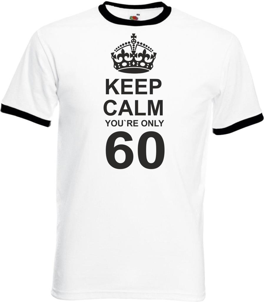 ALTRA Mens Personalised Funny Ringer Birthday TShirt Keep Calm I`m Xmas Gifts Presents