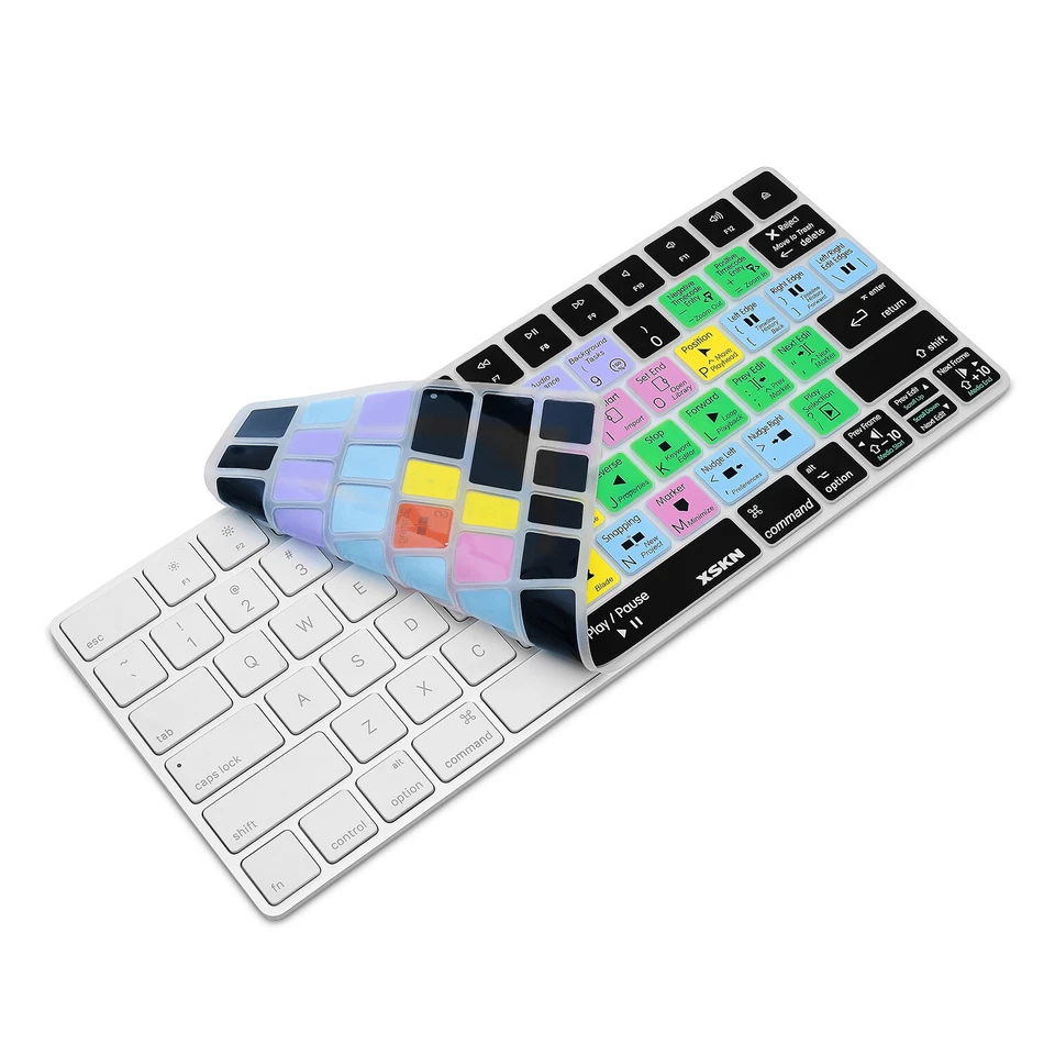 XSKN Final Cut Pro Shortcuts Keyboard Cover for Apple Magic Keyboard A1644 US/EU - Image 3 of 4