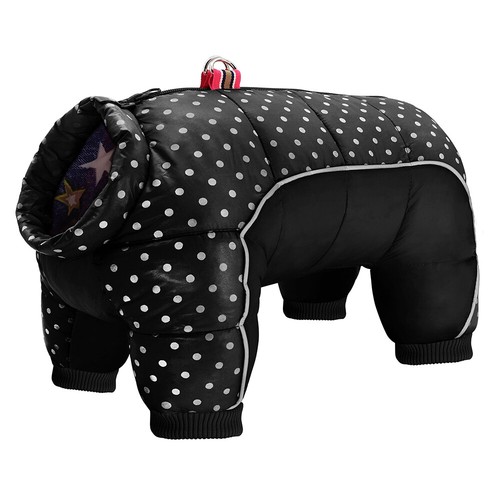 Waterproof Dog Jumpsuit Coat Reflective Small Puppy Jacket Warm Winter Clothes - Picture 3 of 14