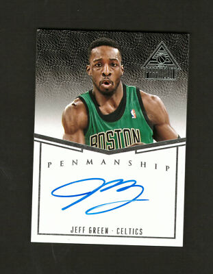 2014-15 Panini Paramount Basketball Jeff Green Autogramm 94/99 P-JG
