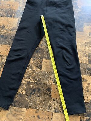 Patagonia Fleece Pants Made In USA XS Black Womens Pockets