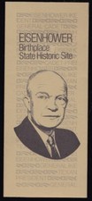Vintage 1978 Eisenhower Birthplace State Historic Site in Denison, TX Pamphlet