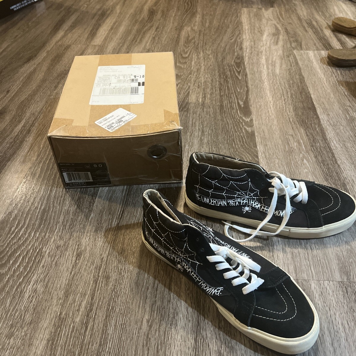 Vans Wtaps Syndicate Sk8 Mid Spider Web Supreme Vault Original Sz