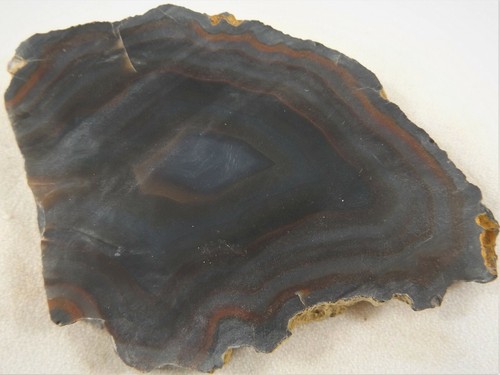 DIG-N-UTAH: SLAB BANDED AGATE JASPER ROUGH # J 9 - Picture 4 of 4