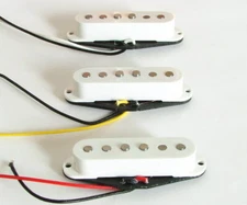 SSA12-W-Set  Artec SSA12 Single Coil Pickup Set- White for Strat