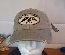 The Game Duck Commander Distressed Cloth Baseball Cap ARISE, KILL, EAT