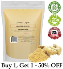 2 lb. Ground Ginger Root Powder Natural Premium Raw Zingiber Officinale Jengibre