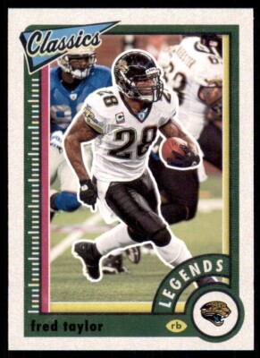2022 Classics H2 Legends Base #147 Fred Taylor - Jacksonville