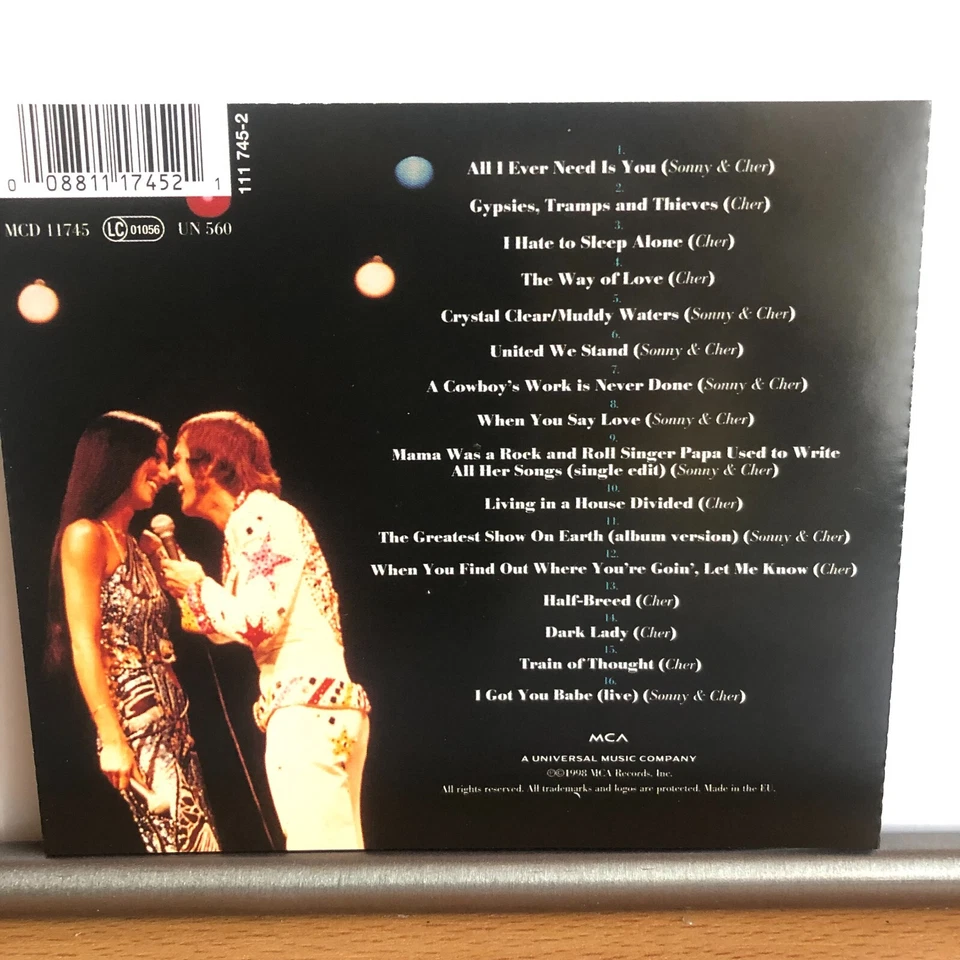 Cher and Sonny & Cher - Greatest Hits - CD 1998 - Bild 3 von 4
