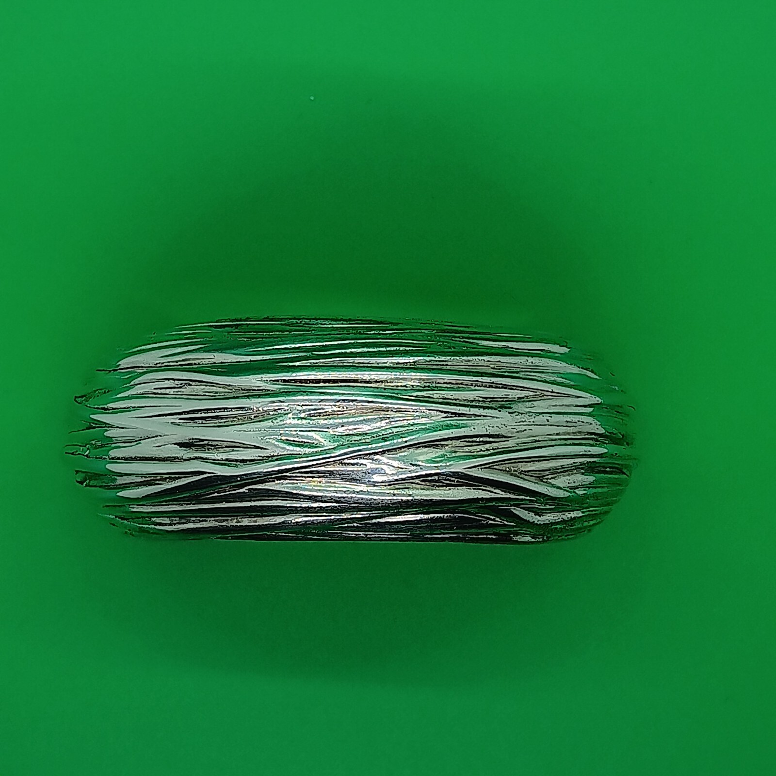 Bold Sterling Silver Cuff Bracelet - image 1