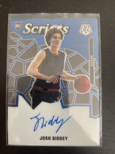 2021 Panini Mosaic DP  Josh Giddey Rookie Scripts Auto /49 