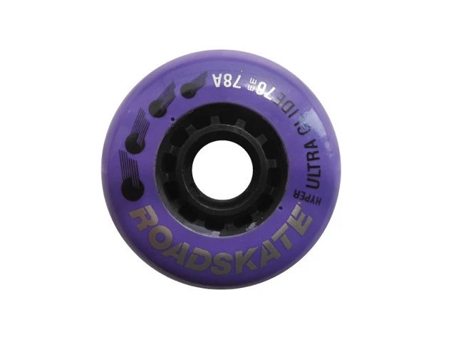 MARKENLOS HYPER 8x Ultra Glide Freizeit Skating Rollen - 76 mm 78 A für Roces K2 RB lila