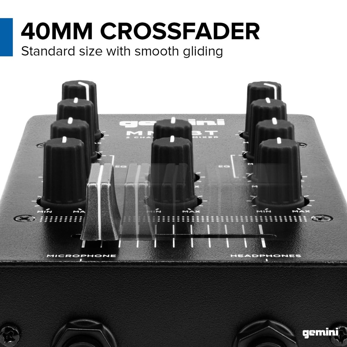 Gemini Sound MM1BT Bluetooth Professional Audio 2-Channel Dual Mic