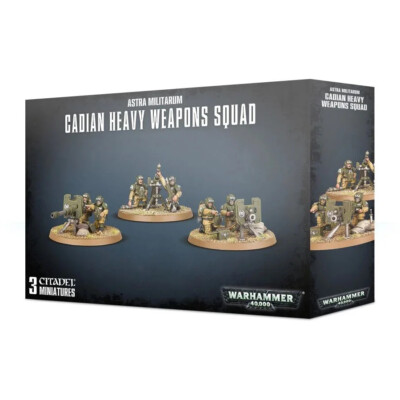 Astra Militarium Cadian Heavy Weapons Squad Warhammer 40000 Games Workshop 47-19