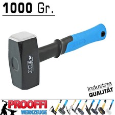 Profi Fäustel Schlosserhammer Werkstatt Vorschlag Hammer Fiberglas ERGO 1000 Gr.
