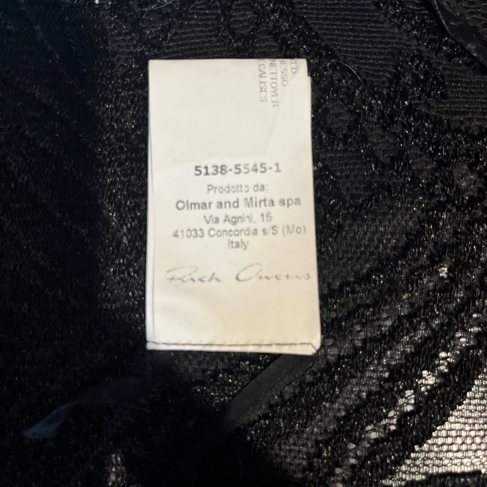 Abito in tulle Rick Owens Faun SS15