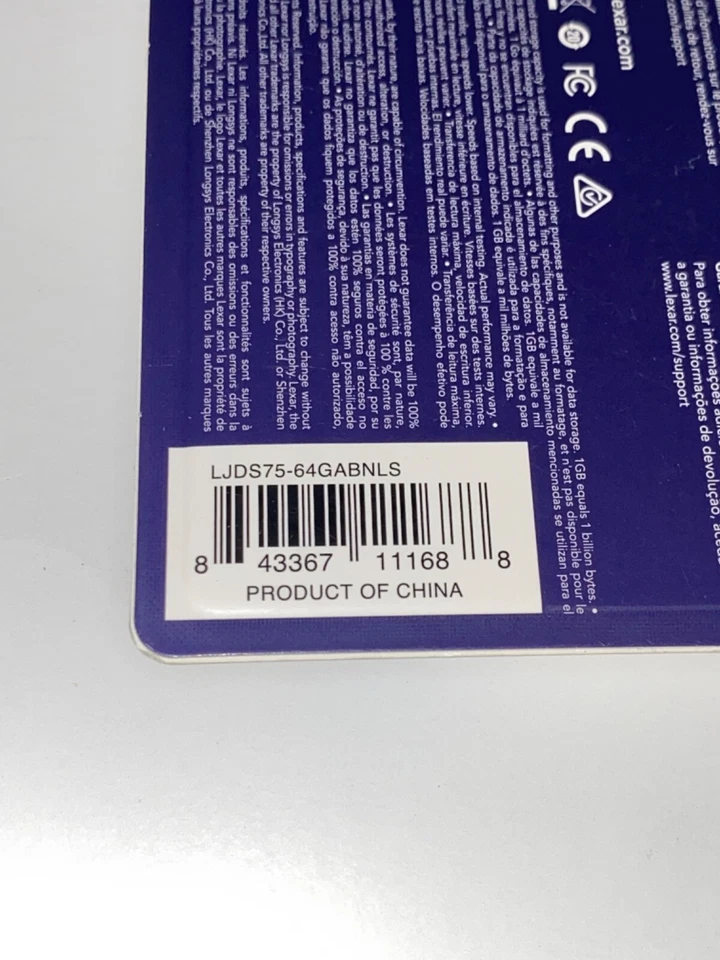 Lexar JumpDrive S75 64GB USB 3.0 Flash Drive - Fast File Transfer - Image 4 of 4