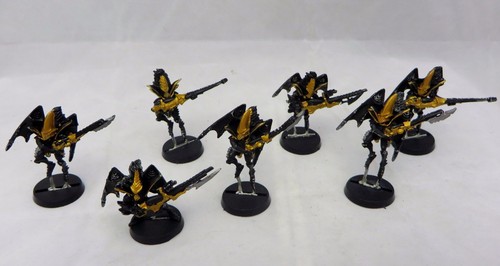 Warhammer 40K Dark Eldar Scourges army lot metal oop painted