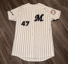 MIZUNO MARINES LOTTE MIKE FYHRIE #47 AUTHENTIC BASEBALL JERSEY japan NPB