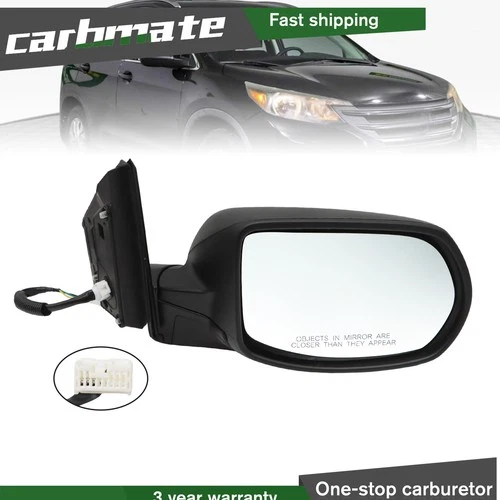 For 2012-2016 Honda CR-V Power Mirror Passenger Side Manual Folding Paintable