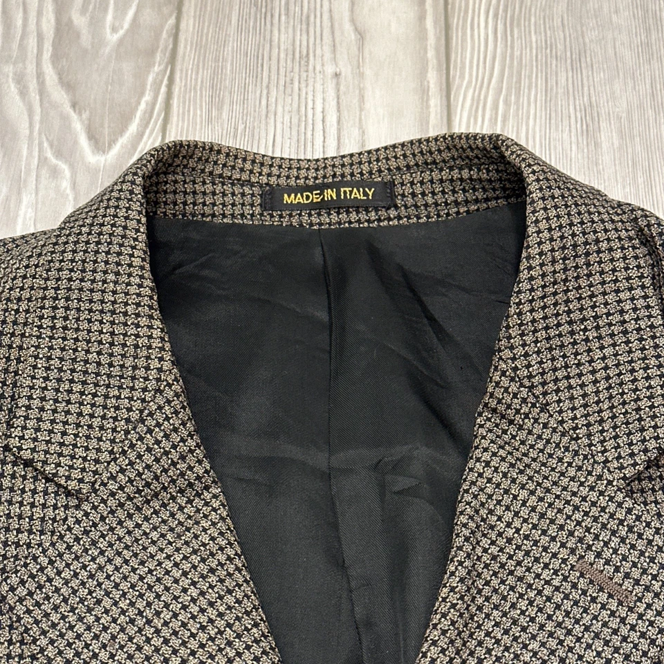 Blazer marrón vintage hecho en Italia (talla: 46R) Foto 2 de 4