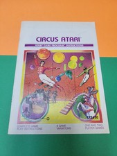 Atari Circus Atari 2600 Game Program Instruction Manual Original English