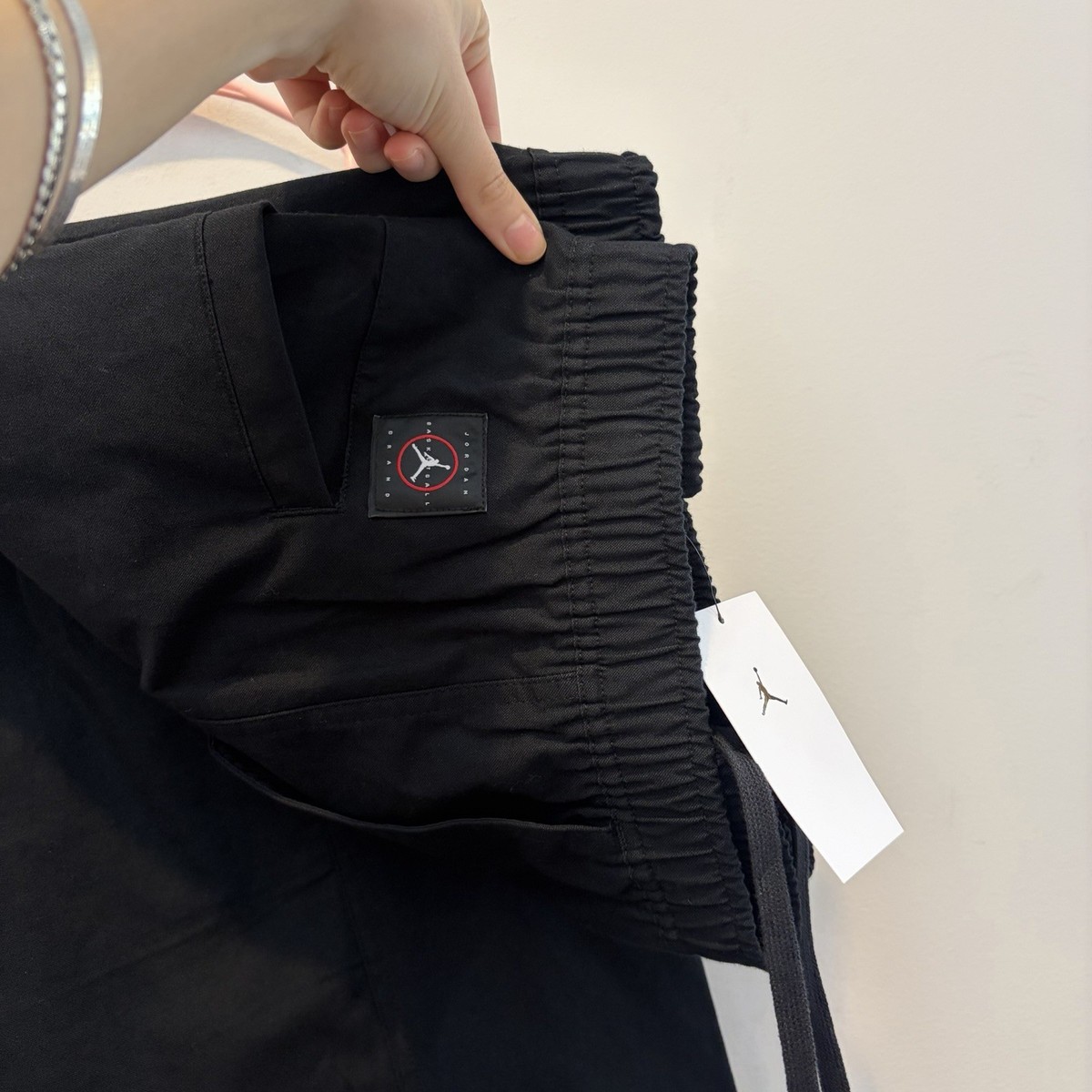 Nike Air Jordan Standard Fit Pants Size 2XL Black Elastic Waist