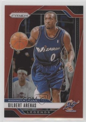 2024-25 Panini Prizm Legends Red Prizm 3/299 Gilbert Arenas #275 14t3