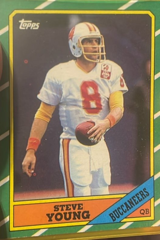 1986 Topps #374 Steve Young