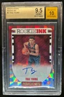 2018-19 Panini Hoops Trae Young Rookie Ink RC Auto #RI-TY Hawks BGS 9.5/10
