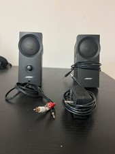 BOSE Companion 2 Series I Computer PC Multimedia Speakers w Plug Audio Cables