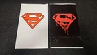 1992 DC COMICS SUPERMAN WHITE + BLACK POLYBAG SEALED LOT OF 2 HIGH GRADE VINTAGE