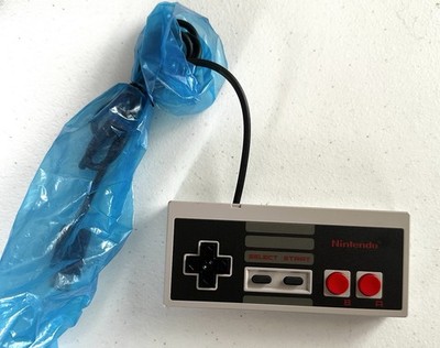 Nintendo Wired Controller CLV-002 for Classic Mini Gray Black Red Plastic