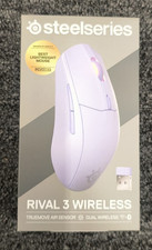 SteelSeries Rival 3 Wireless Gen 2 Mouse   Lavender, Brand New
