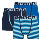 Bench Bayou 3 Pk Mens Boxer Shorts Assorted Cotton Stretch Underwear