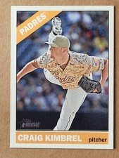 2015 TOPPS HERITAGE Craig Kimbrel ACTION IMAGE VARIATION SP #722