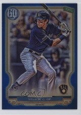 2020 Gypsy Queen Box Topper Chrome Blue Refractor /99 Christian Yelich #25 05k6