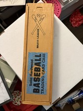 baseball kartenetui aus holz