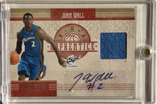 John Wall 2010 Timeless Treasures Patch NBA Apprentice Materials #1 Auto Wizards