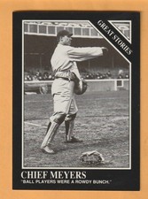 Chief Meyers New York Giants 1991 Conlon TSN #171 Dartmouth College