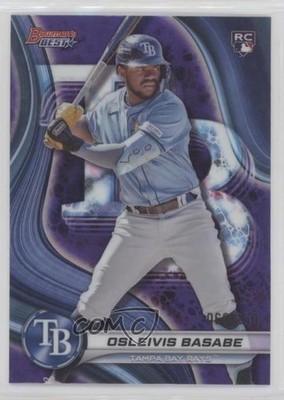 2024 Bowman's Best Purple Refractor 62/250 Osleivis Basabe #63 Rookie RC 1i3m