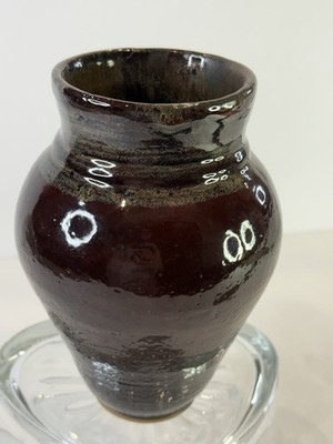 Handmade   Studio Pottery Vase Signed Macias 2016 Mexican Rustic Modern Decor
