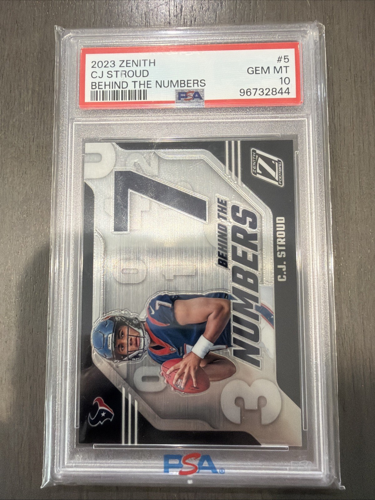 2023 Panini Zenith - Behind the Numbers C.J. Stroud #5 (RC)